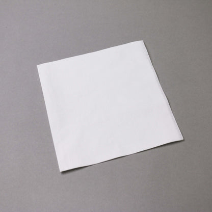 1-Ply White Lunch Napkins , 13x13" 1/4 fold, 500pcs/pack, 12pack/case